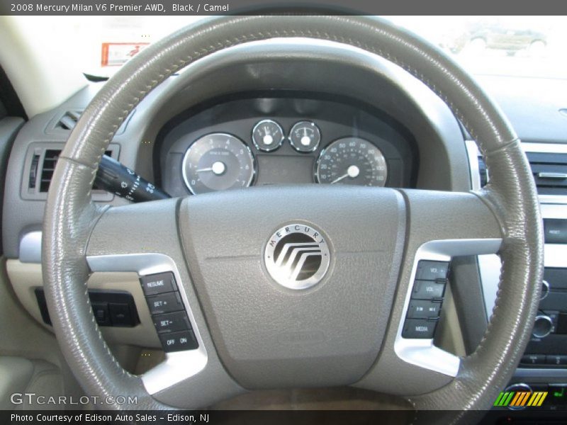Black / Camel 2008 Mercury Milan V6 Premier AWD