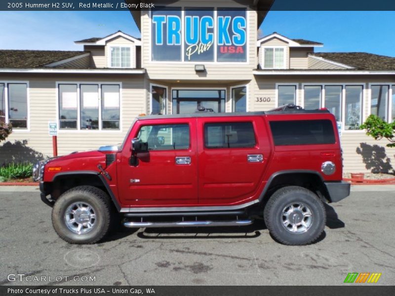 Red Metallic / Ebony Black 2005 Hummer H2 SUV