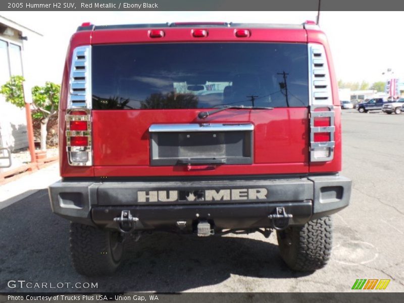 Red Metallic / Ebony Black 2005 Hummer H2 SUV