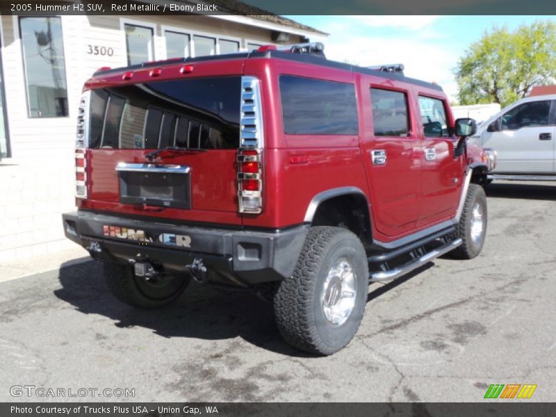 Red Metallic / Ebony Black 2005 Hummer H2 SUV