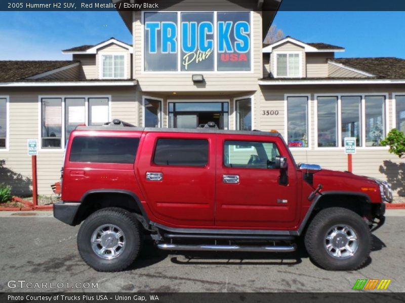 Red Metallic / Ebony Black 2005 Hummer H2 SUV