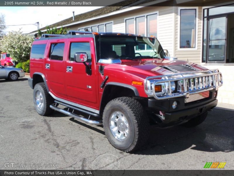 Red Metallic / Ebony Black 2005 Hummer H2 SUV