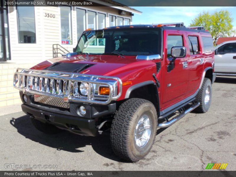 Red Metallic / Ebony Black 2005 Hummer H2 SUV