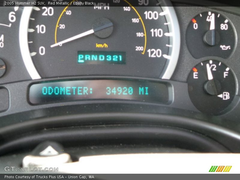 Red Metallic / Ebony Black 2005 Hummer H2 SUV