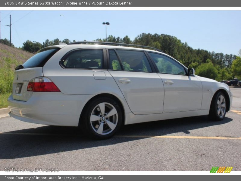 Alpine White / Auburn Dakota Leather 2006 BMW 5 Series 530xi Wagon