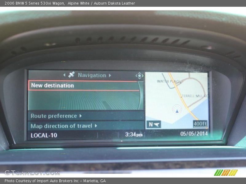 Alpine White / Auburn Dakota Leather 2006 BMW 5 Series 530xi Wagon