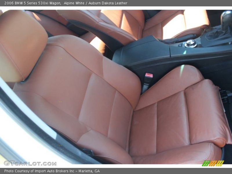 Alpine White / Auburn Dakota Leather 2006 BMW 5 Series 530xi Wagon