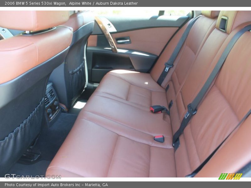 Alpine White / Auburn Dakota Leather 2006 BMW 5 Series 530xi Wagon