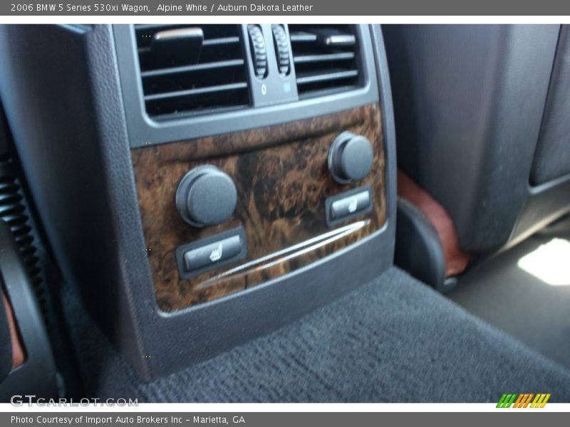 Alpine White / Auburn Dakota Leather 2006 BMW 5 Series 530xi Wagon