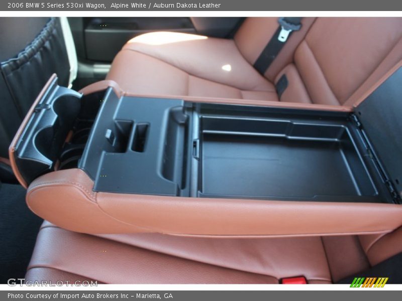 Alpine White / Auburn Dakota Leather 2006 BMW 5 Series 530xi Wagon