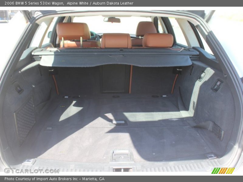 Alpine White / Auburn Dakota Leather 2006 BMW 5 Series 530xi Wagon