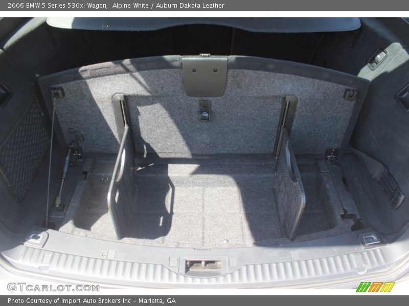 Alpine White / Auburn Dakota Leather 2006 BMW 5 Series 530xi Wagon