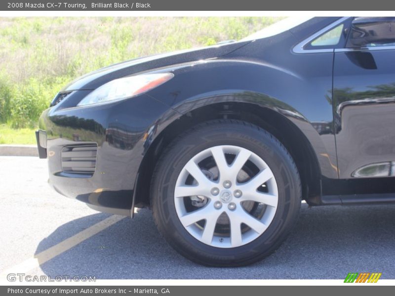 Brilliant Black / Black 2008 Mazda CX-7 Touring