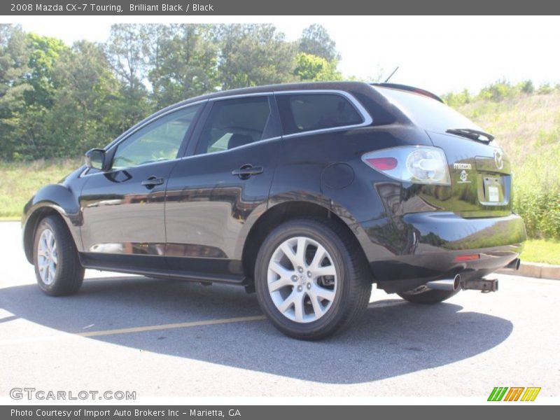 Brilliant Black / Black 2008 Mazda CX-7 Touring