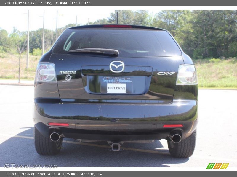 Brilliant Black / Black 2008 Mazda CX-7 Touring
