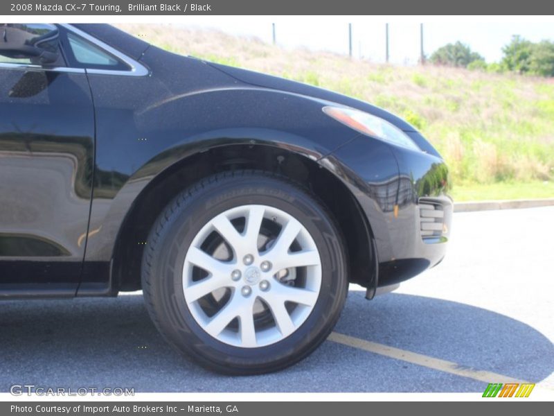 Brilliant Black / Black 2008 Mazda CX-7 Touring