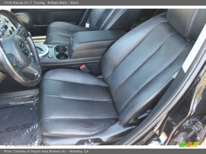 Brilliant Black / Black 2008 Mazda CX-7 Touring