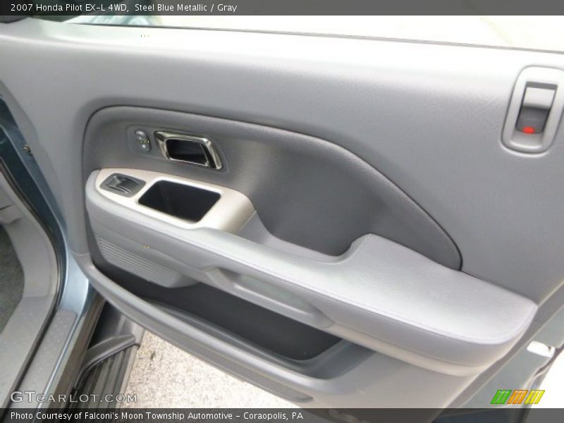 Steel Blue Metallic / Gray 2007 Honda Pilot EX-L 4WD