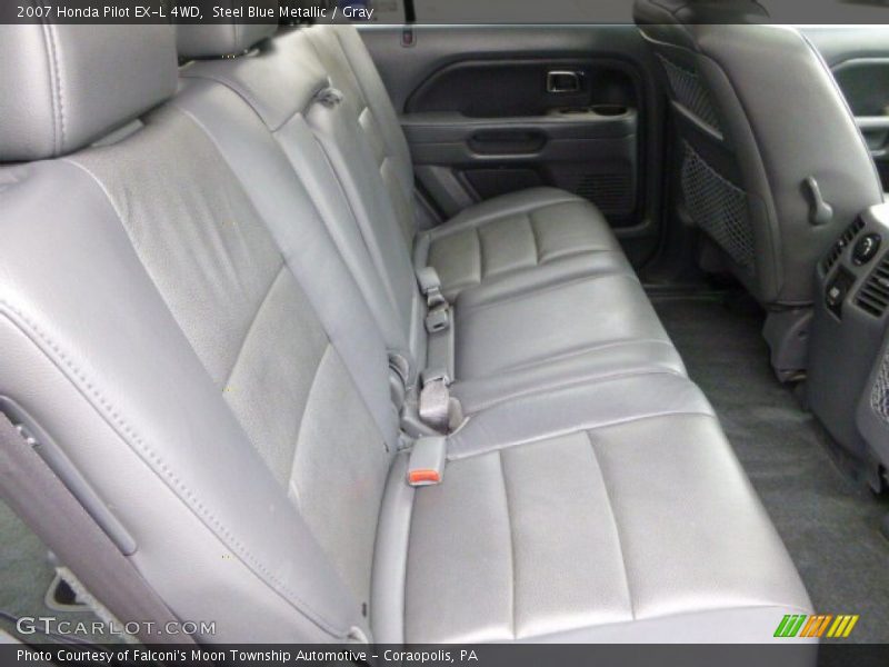 Steel Blue Metallic / Gray 2007 Honda Pilot EX-L 4WD