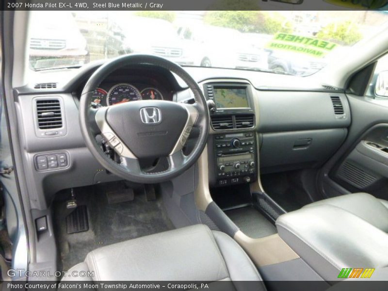  2007 Pilot EX-L 4WD Gray Interior