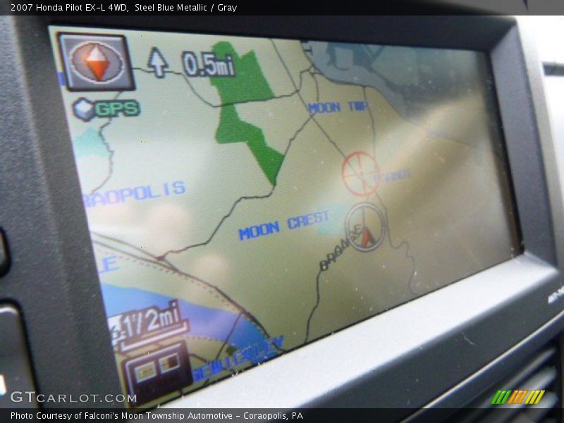 Steel Blue Metallic / Gray 2007 Honda Pilot EX-L 4WD