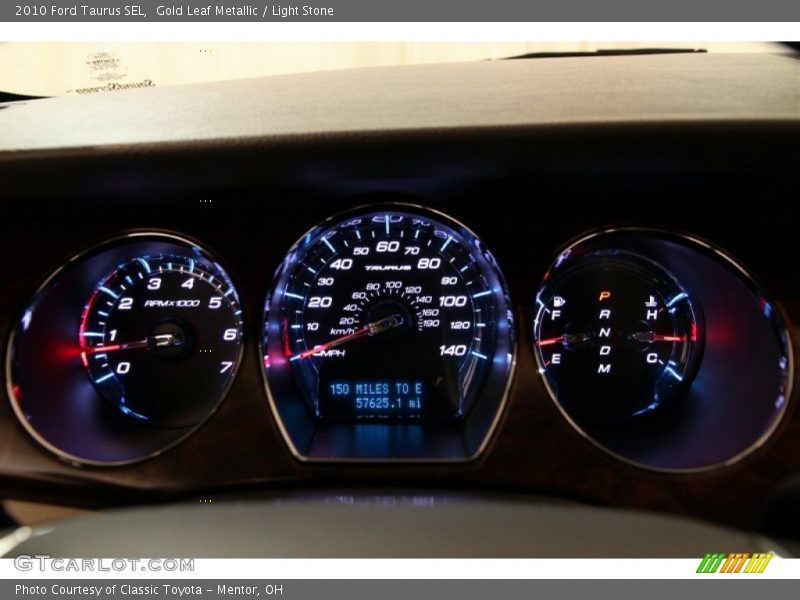 Gold Leaf Metallic / Light Stone 2010 Ford Taurus SEL