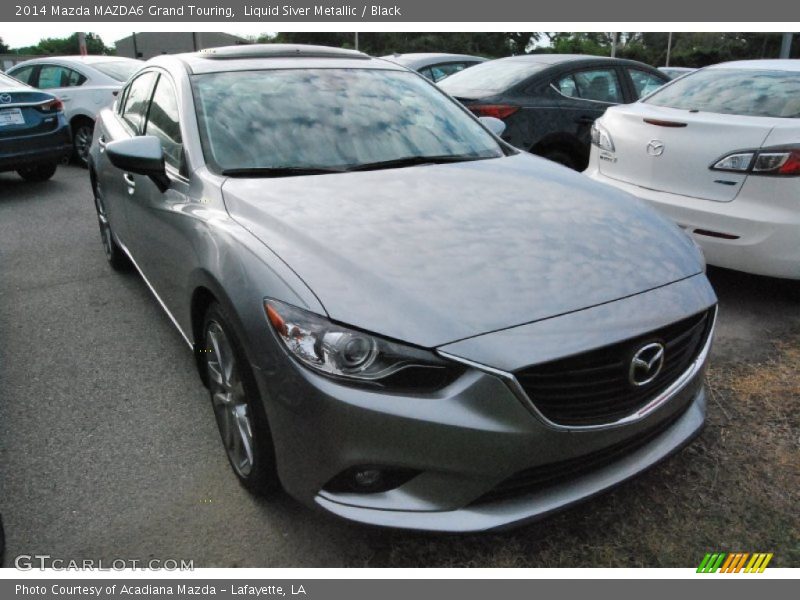Liquid Siver Metallic / Black 2014 Mazda MAZDA6 Grand Touring