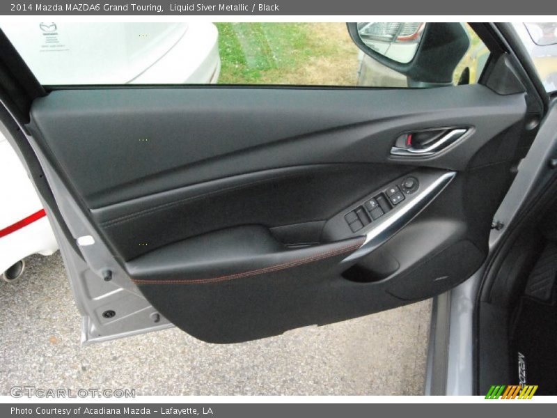 Liquid Siver Metallic / Black 2014 Mazda MAZDA6 Grand Touring