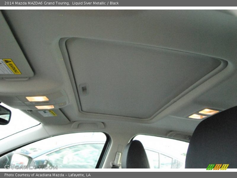 Liquid Siver Metallic / Black 2014 Mazda MAZDA6 Grand Touring
