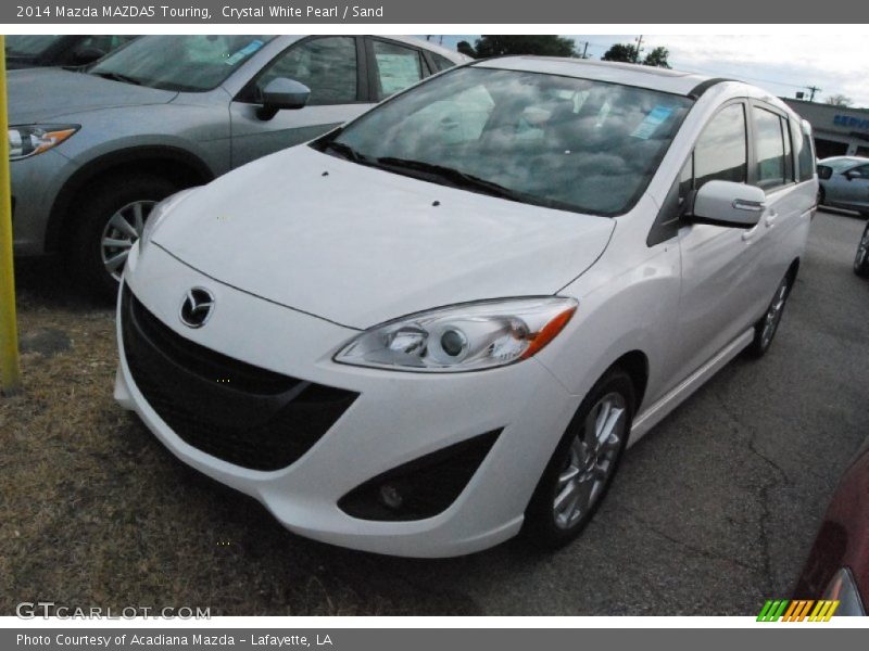 Crystal White Pearl / Sand 2014 Mazda MAZDA5 Touring
