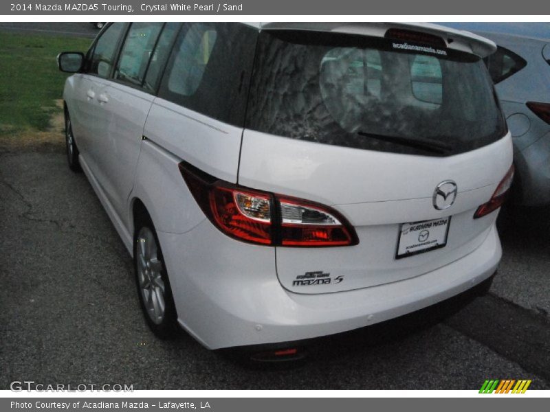 Crystal White Pearl / Sand 2014 Mazda MAZDA5 Touring