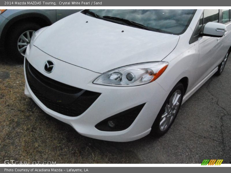 Crystal White Pearl / Sand 2014 Mazda MAZDA5 Touring
