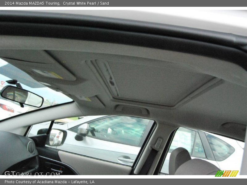 Crystal White Pearl / Sand 2014 Mazda MAZDA5 Touring
