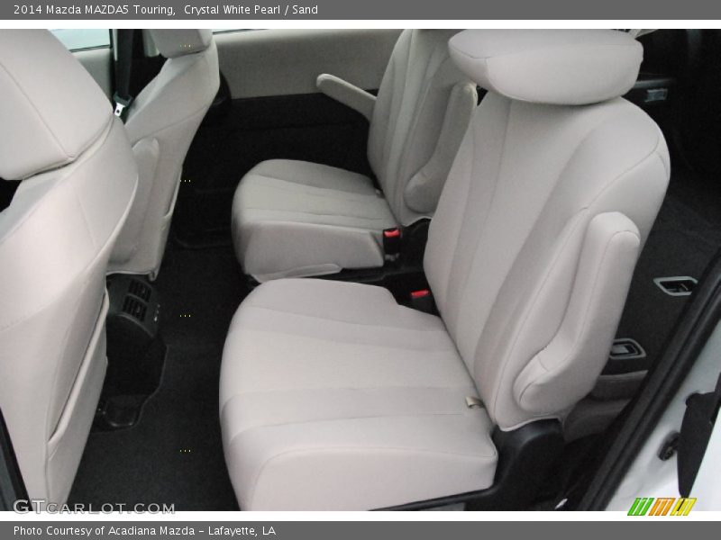 Rear Seat of 2014 MAZDA5 Touring