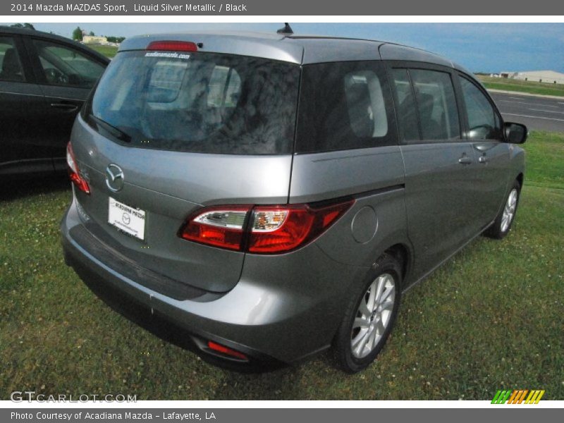 Liquid Silver Metallic / Black 2014 Mazda MAZDA5 Sport