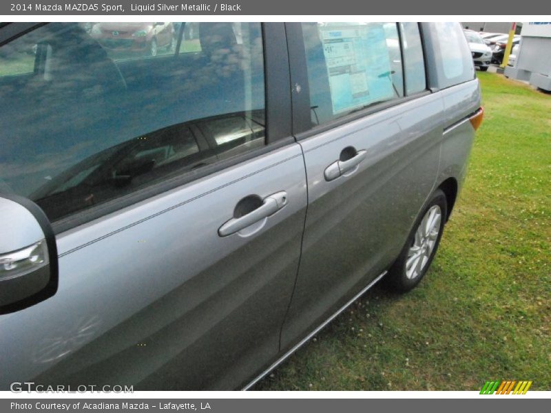 Liquid Silver Metallic / Black 2014 Mazda MAZDA5 Sport