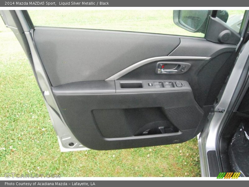 Liquid Silver Metallic / Black 2014 Mazda MAZDA5 Sport