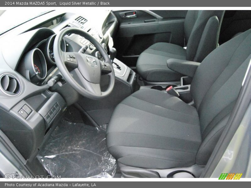 Liquid Silver Metallic / Black 2014 Mazda MAZDA5 Sport