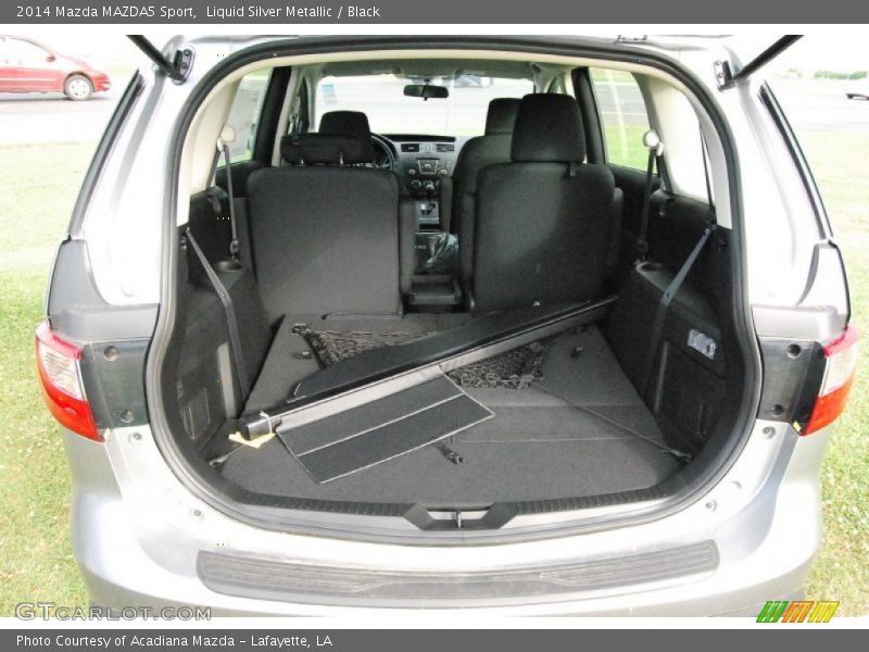 Liquid Silver Metallic / Black 2014 Mazda MAZDA5 Sport