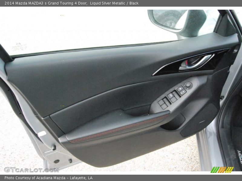 Liquid Silver Metallic / Black 2014 Mazda MAZDA3 s Grand Touring 4 Door