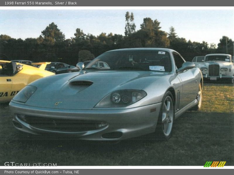 Silver / Black 1998 Ferrari 550 Maranello