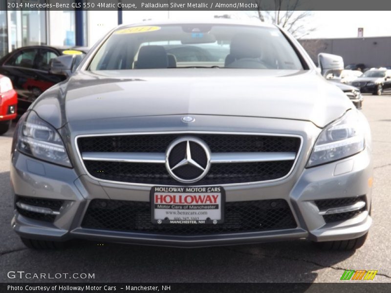 Palladium Silver Metallic / Almond/Mocha 2014 Mercedes-Benz CLS 550 4Matic Coupe
