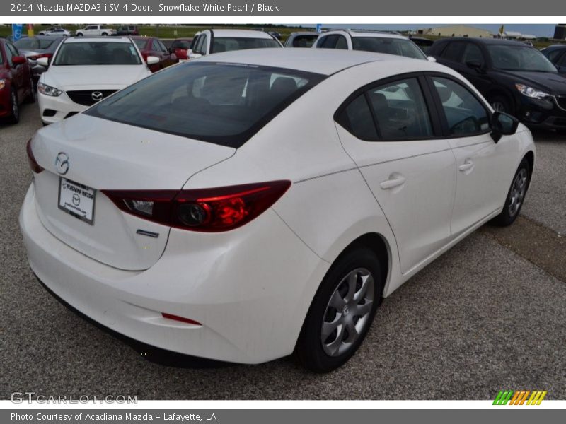 Snowflake White Pearl / Black 2014 Mazda MAZDA3 i SV 4 Door