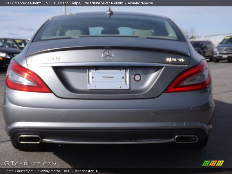 Palladium Silver Metallic / Almond/Mocha 2014 Mercedes-Benz CLS 550 4Matic Coupe