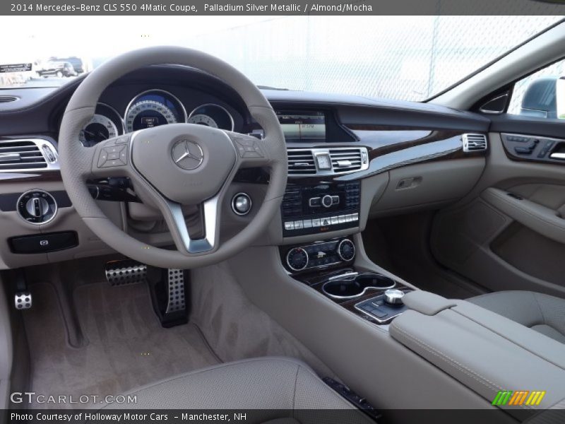 Palladium Silver Metallic / Almond/Mocha 2014 Mercedes-Benz CLS 550 4Matic Coupe