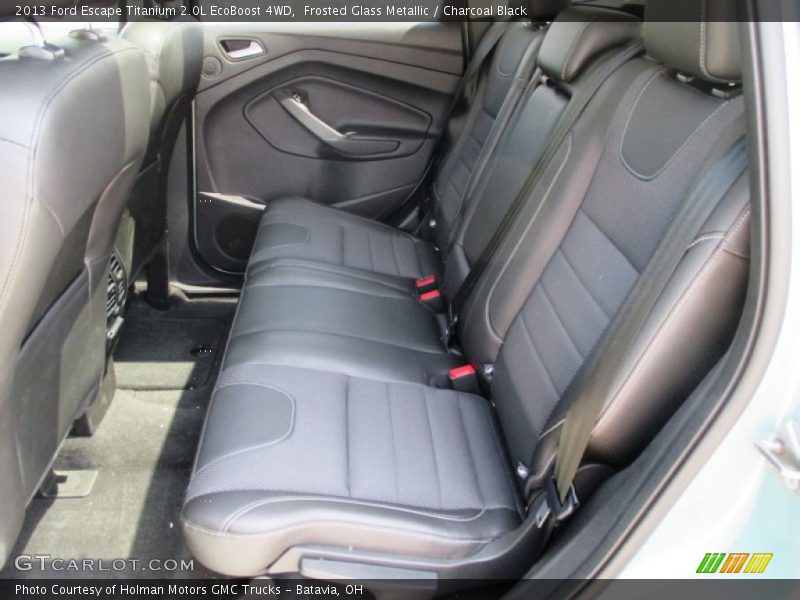 Frosted Glass Metallic / Charcoal Black 2013 Ford Escape Titanium 2.0L EcoBoost 4WD