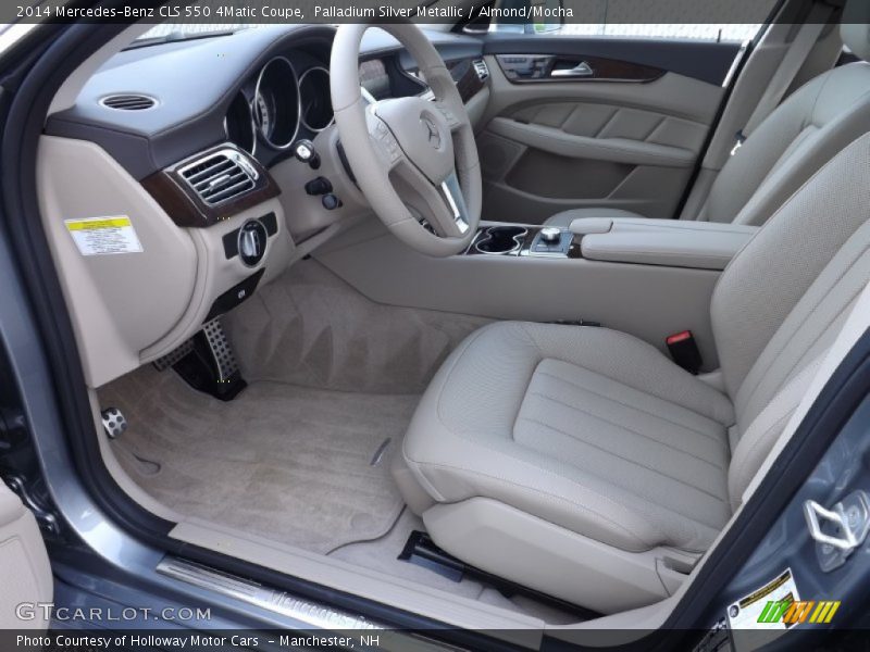 Palladium Silver Metallic / Almond/Mocha 2014 Mercedes-Benz CLS 550 4Matic Coupe