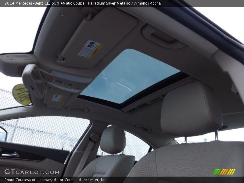 Palladium Silver Metallic / Almond/Mocha 2014 Mercedes-Benz CLS 550 4Matic Coupe