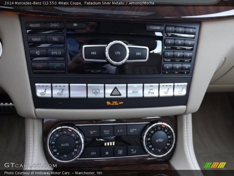 Palladium Silver Metallic / Almond/Mocha 2014 Mercedes-Benz CLS 550 4Matic Coupe