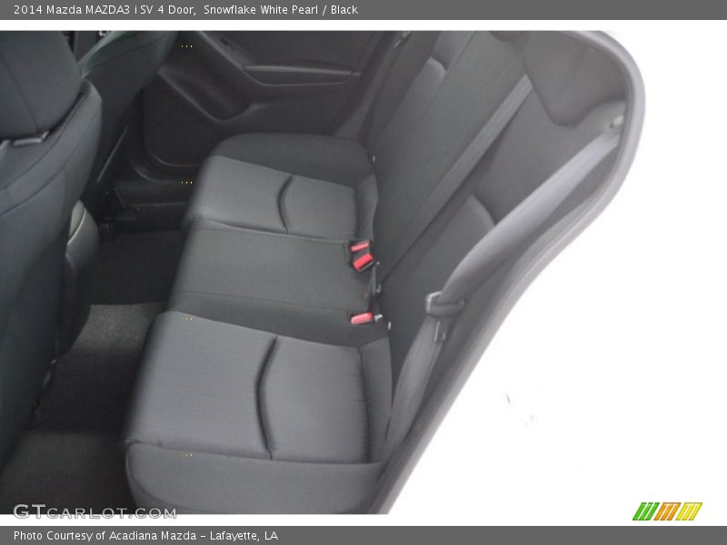 Snowflake White Pearl / Black 2014 Mazda MAZDA3 i SV 4 Door